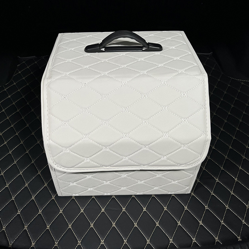 Car Trunk High-end Storage Box Foldable Car Storage Box Organizer Creative Car Interior Supplies Collection for Women 250711