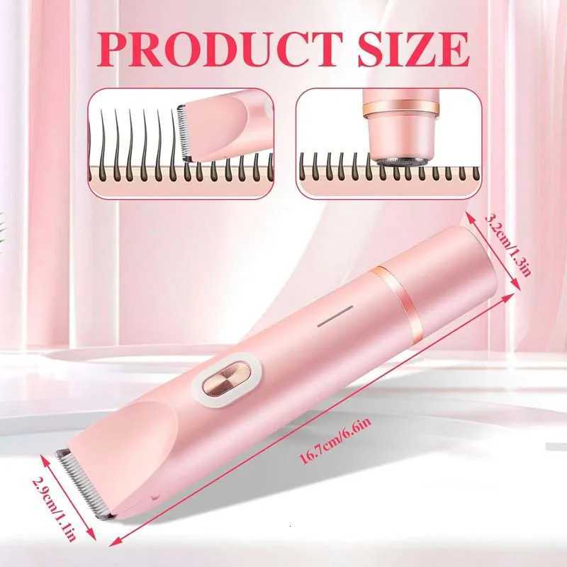 1 Waterproof Dual Hair Removal Wen Electric Shaver Body Eator Trimmer 2 In 1 Painless Bikini Shaver For Wen G250712