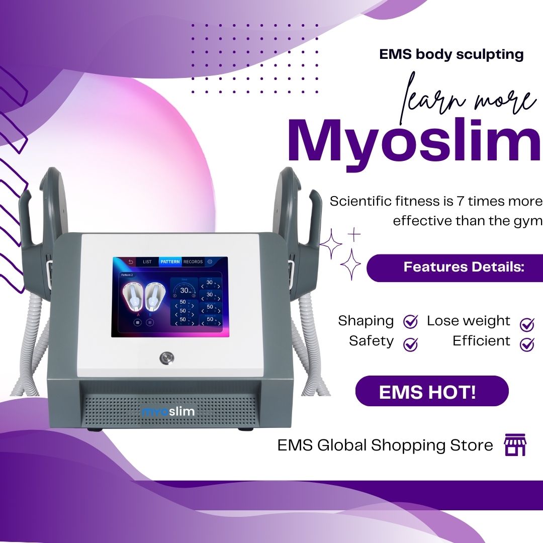 EMS Body Slimming Machine RF High Energy Device For Lose Belly Fat And Muscle Toning Professional Beauty Equipment Suitable for Home or Beauty Salon