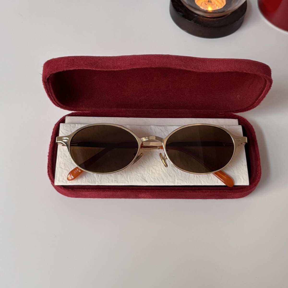 Designer Luxury Glasses, Small-framed Oval-shaped Women's Sunglasses, Trendy And Popular Retro Sunglasses For Small Faces With UV Protection