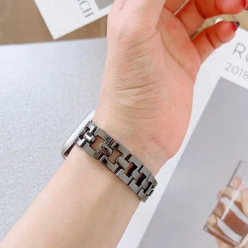 bling Metal Band for ple Bands 38/40/41/42/44/45/46/49mm Elegant Diamond Dry Str for i Series SE/10/9/8/7/6/5 watchband Y250712