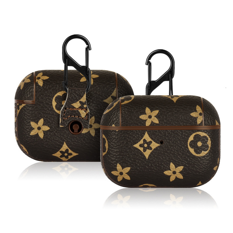 Compatible Apple Bluetooth Earphone Leather Case Pattern Earphone Luffy Brand Protective Case 250712