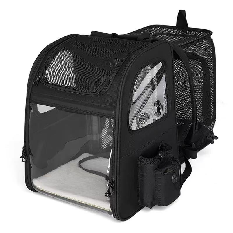 Cat bag - Portable dual-shoulder expandable large-capacity backpack for pets, with breathable design suitable for cats.