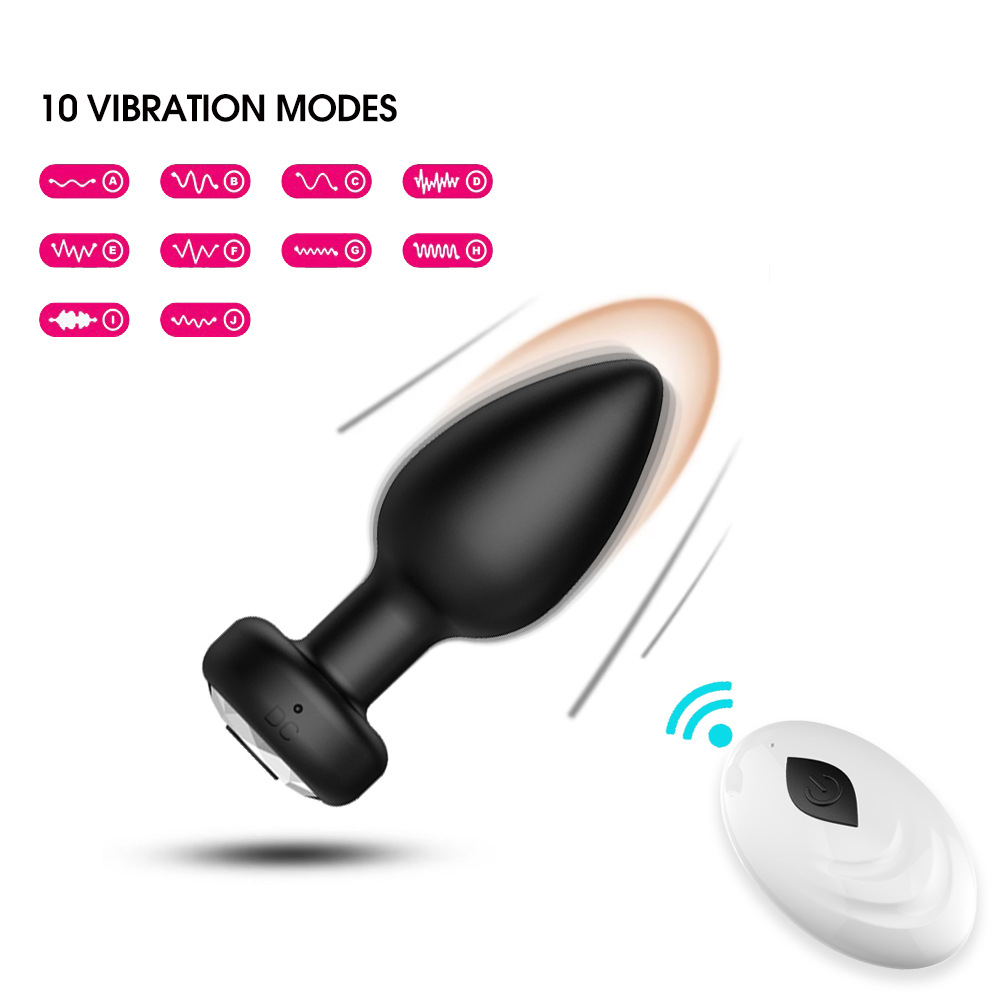 Anal Vibrator Wireless Remote Control Butt Plug Men Prostate Massager Female Vagina Masturbator for Adult Sex Toys Women Men Gay