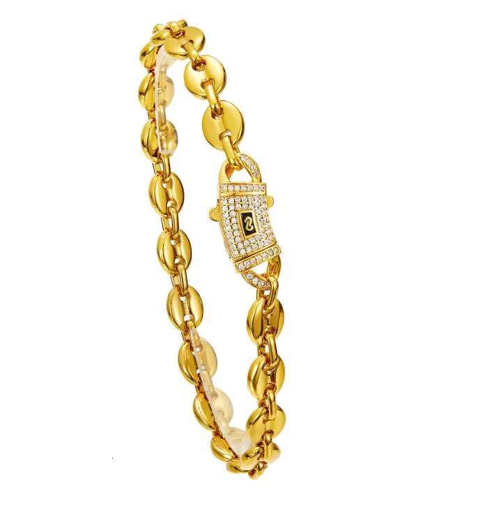 Waterproof Necklace 18k Gold Jewelry Cuban Link Chain Pig Nose Chain 6mm 8mm Cuban Chain Collar Y Pulsera Long Time No Fade