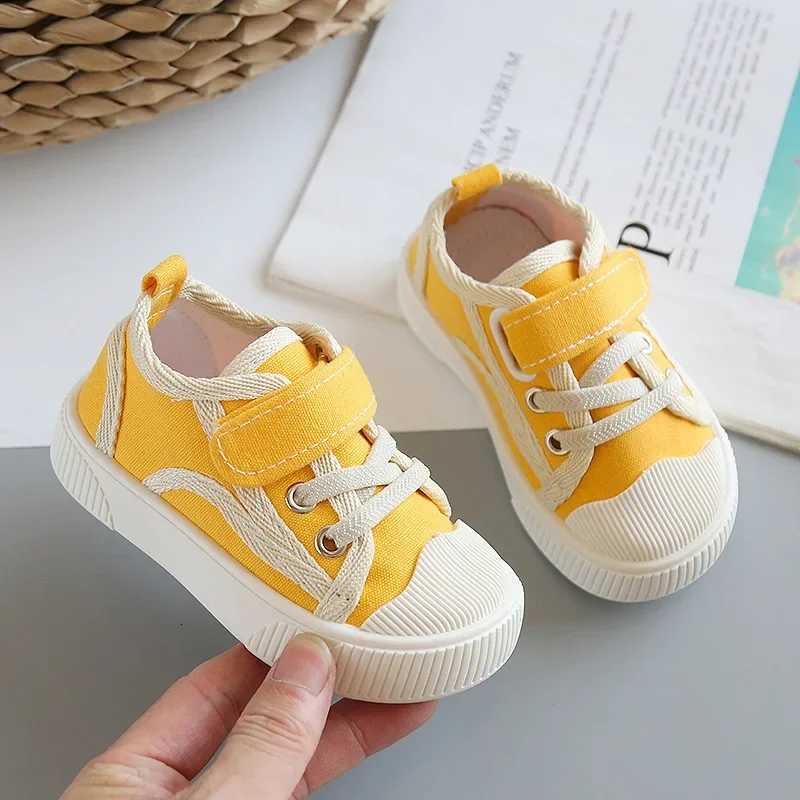 Fashion Minimalist Girls Shoes Autumn New Soft Soled Child Sneakers Comfort Versatile Kids Canvas Shoes Flat Bottomed Sneakers Boy XJ250712