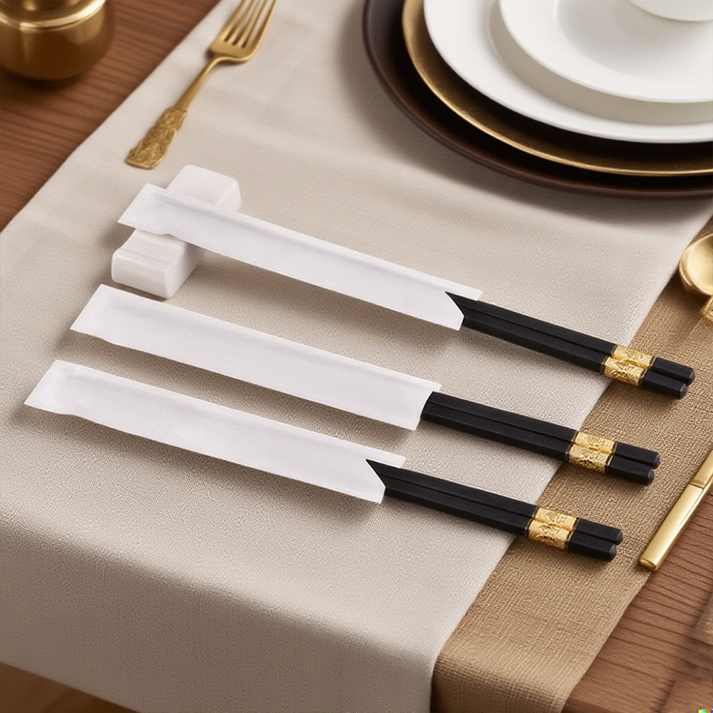 Sturdy Wood-Inlaid Practical Chopsticks sleeves - Perfect Dining Companion