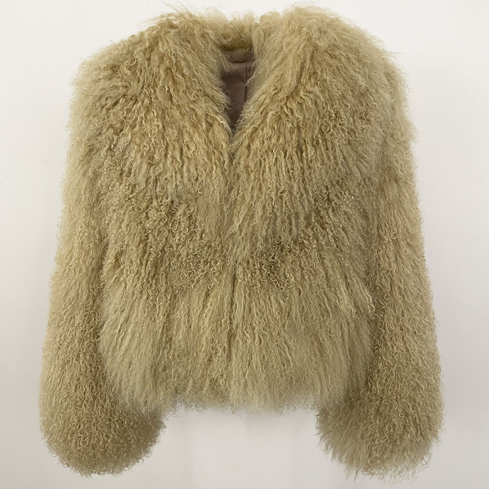 OFTBUY Natural Mongolia Sheep Fur Coat Women 2025 New Winter Thick Jacket Fashion Real Fur Outerwear Female Hair Clothing Lady