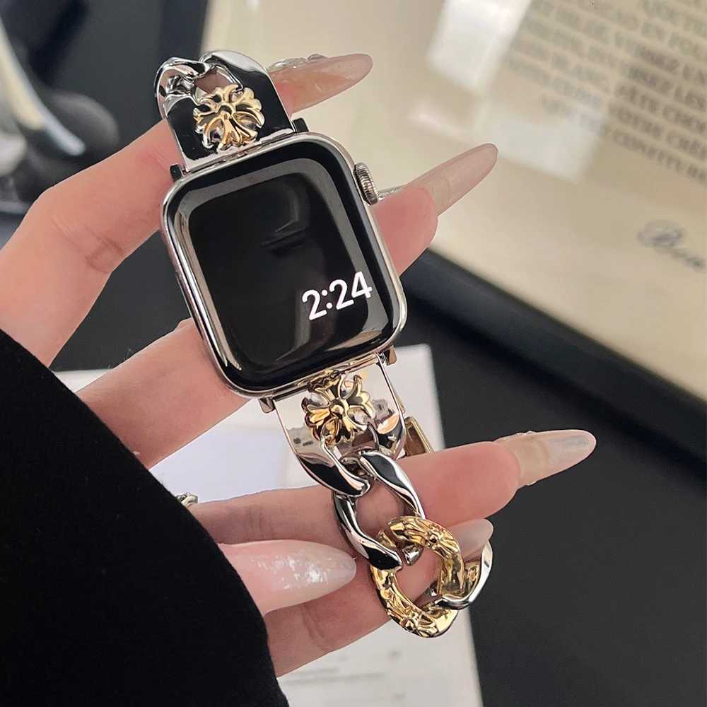 Luxury Stainless Steel Strap for ple 10 46mm 42mm 40mm 41 44 45mm 38 Wen Band for i Series 9 8 7 6 5 4 tra 49mm watchband Y250712