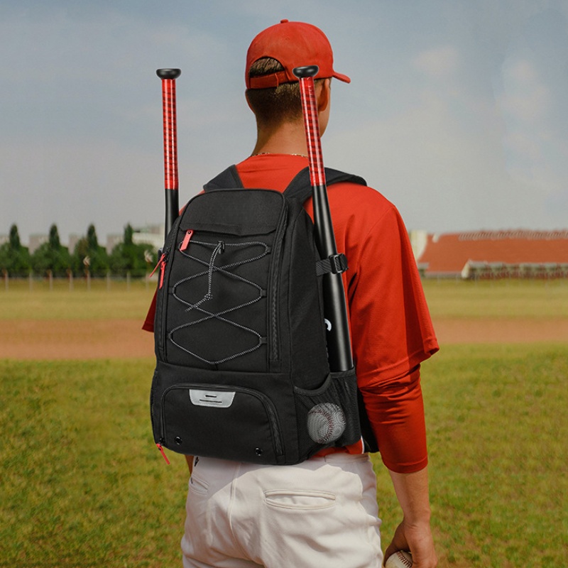 Outdoor bags men baseball backpack sports bag large capacity multifunctional breathable waterproof backpacks separate shoe compartment casual travel p