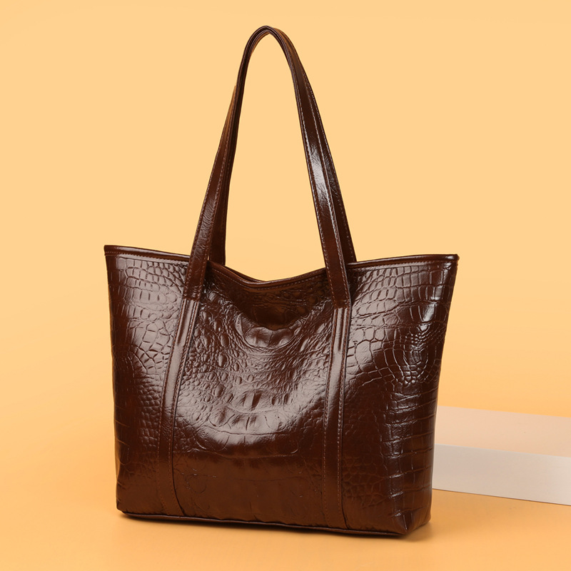Soft Leather Women's Bag Fashion Trend Shoulder Bag Large Capacity Tote Bag