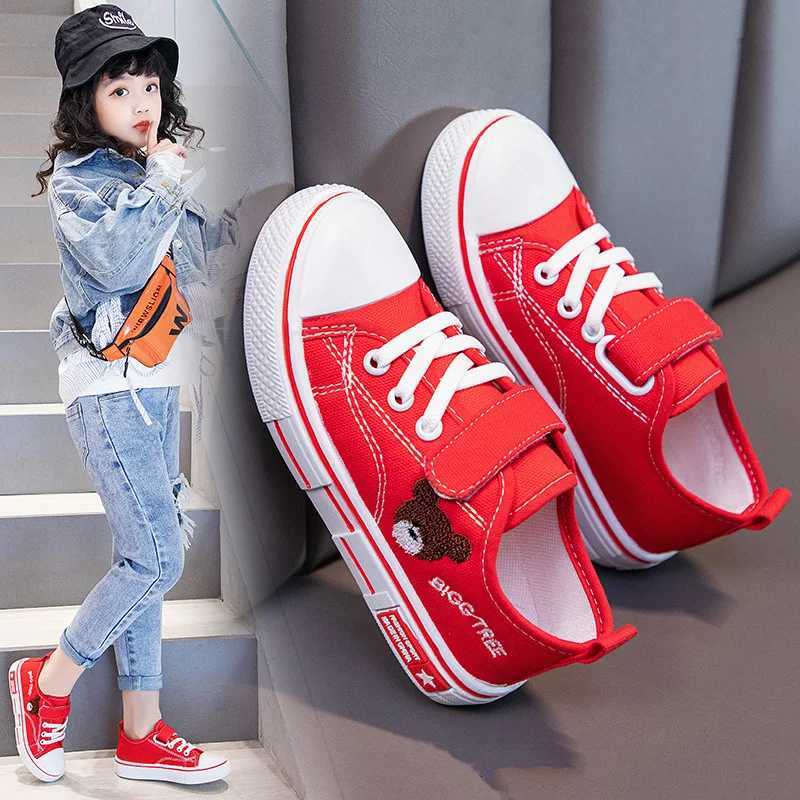 White Kids Shoes Classic Casual Canvas Shoes Breathable Boys Sneakers Brand Toddler Girls Sport Running Shoes Children Trainers XJ250712