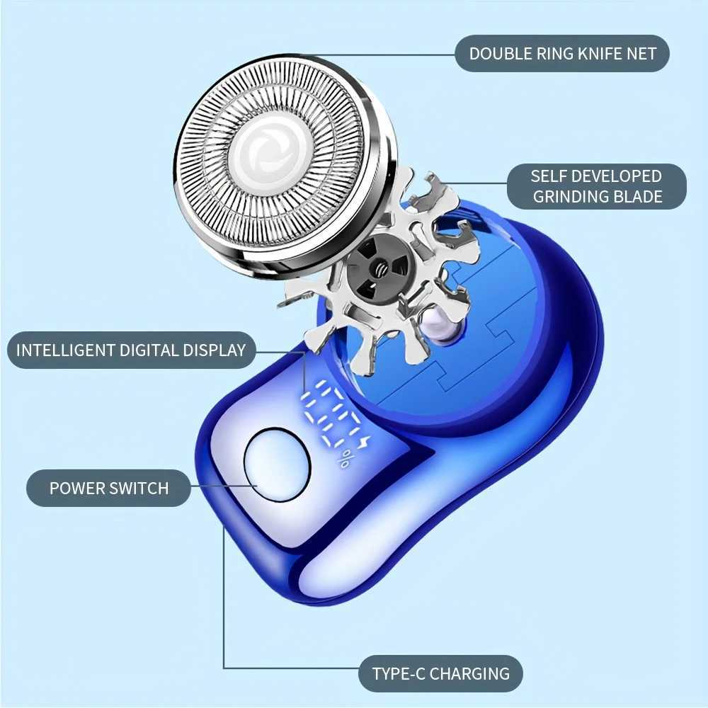 Mens Capse Electric Shaver Mini Portable Electric Shaver Pocket Type Portable Outdoor Smart Shaver G250712