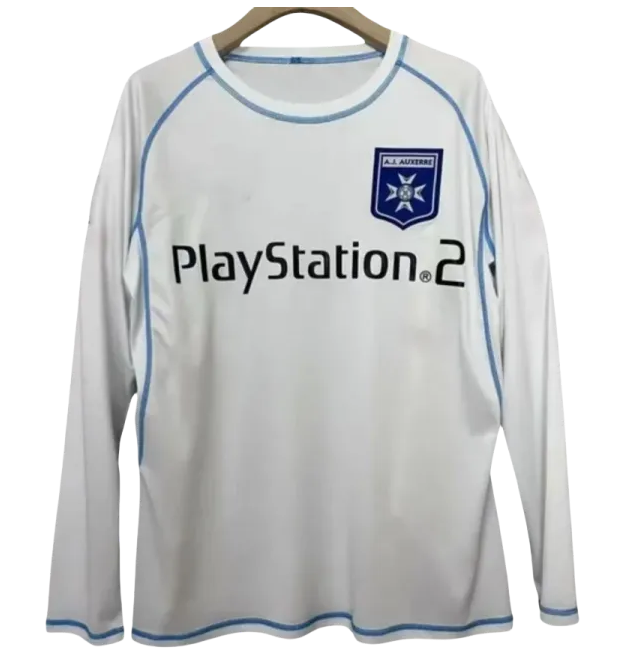 Auxerre PERRIN OSMAN 03 04 Retro Djibril Cisse Soccer Jerseys 120TH home AJ Auxerre 3rd Football Shirt men kids Kit socks Uniforms