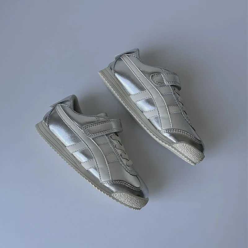 2024 Spring Autumn New Childrens Casual Shoes Boys Training Shoes Soft Bottom Baby Genuine Leather Cute Kids Running XJ250712