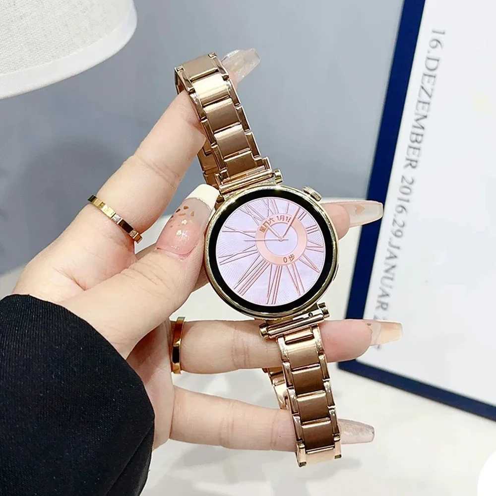 18mm 20mm Slim Bracelet for Huei GT4 41mm Wen Stainless Steel Band for Samsung Galaxy 4 6 5pro 40 44mm Strap watchband Y250712