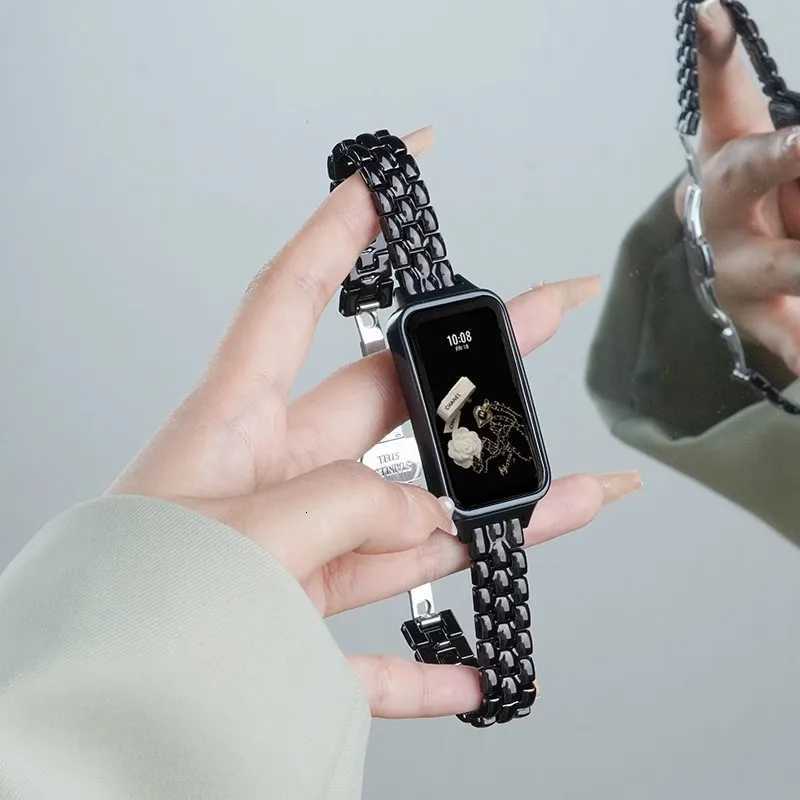 1 Color Resin Strap for Huei B0 Transparent 9 8 7 Band Replacement Bracelet Honor Band 7 6 Accessories watchband Y250712