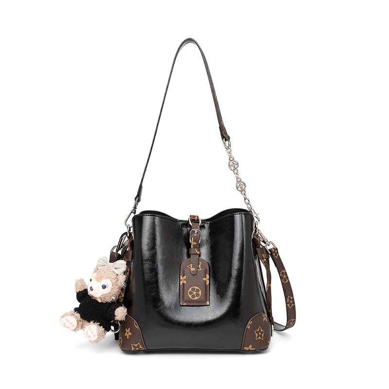 Designer Shoulder bag free shipping 2025 new fashion casual Luxury large capacity crossbody bucket bag for woman