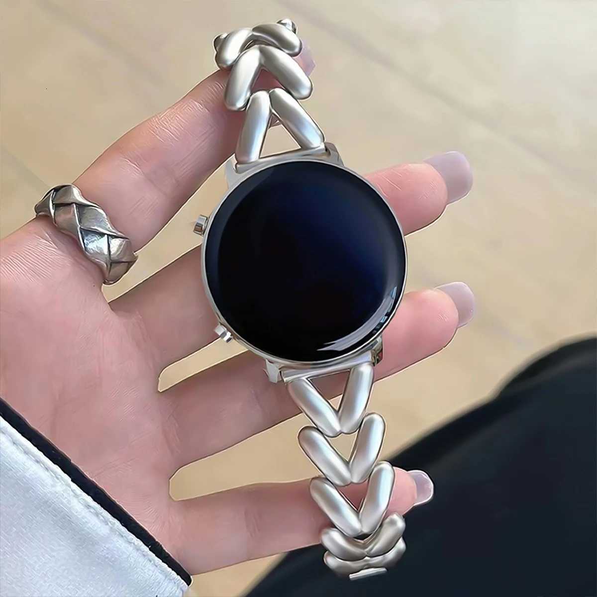 20mm Band for Samsung Galaxy 7 6 5 4 40 44mm 6classic Active 2 Stainless Steel Chain Bracelet for Huei GT2/3 Str watchband Y250712