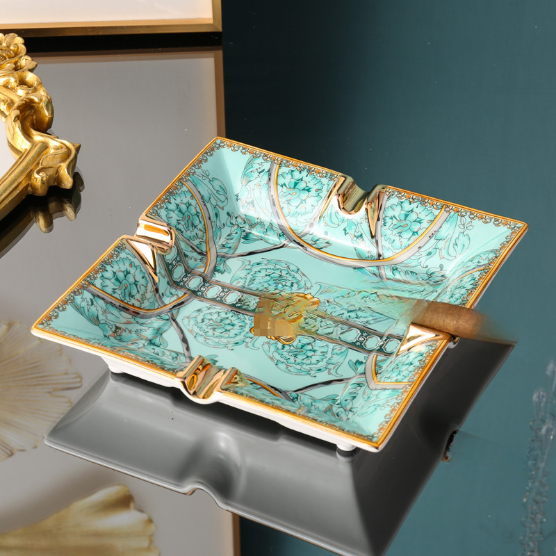 Designer Nordic Light Ceramic Creative Network Red Simple KTV Large Ashtray