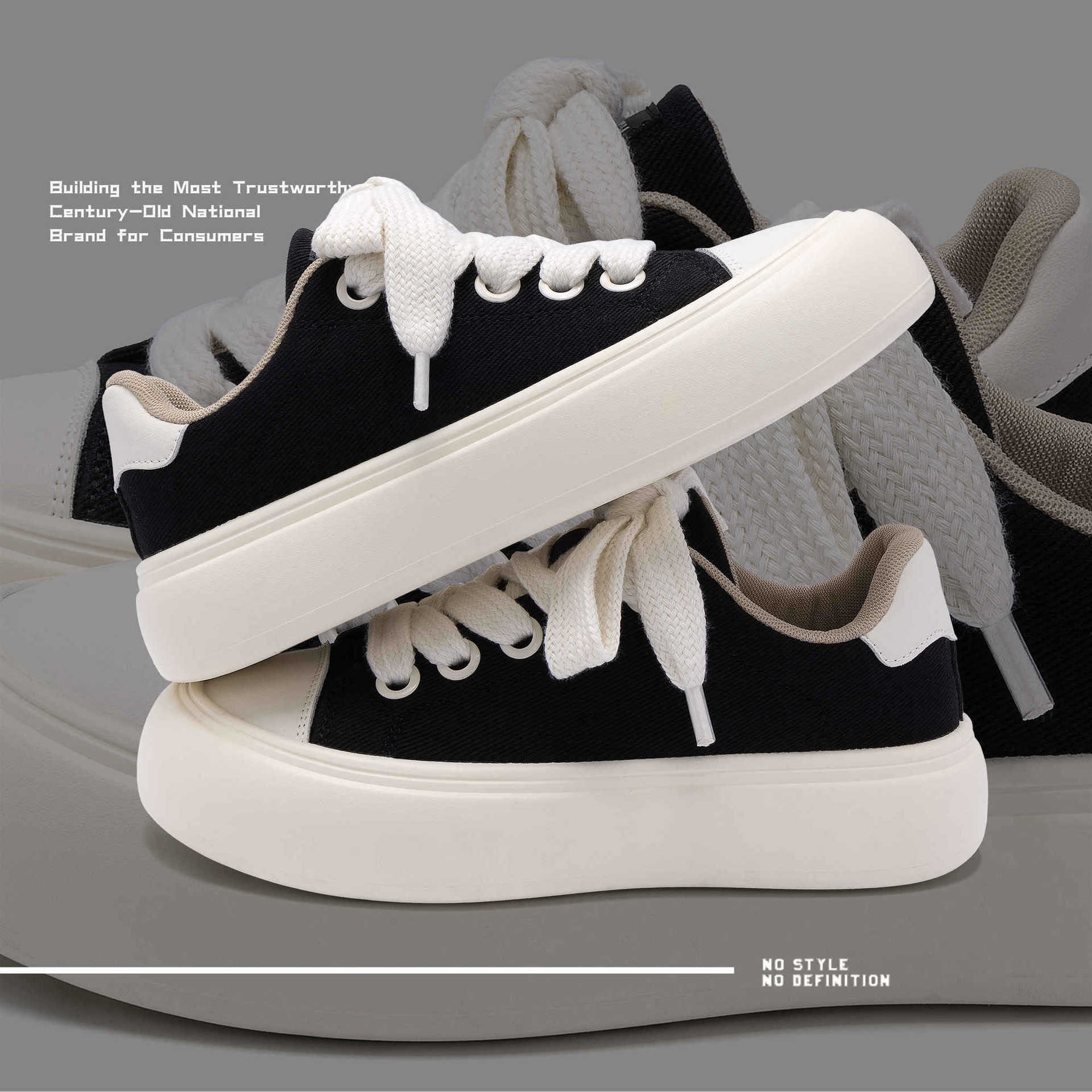 Free shipping designer plus size spring men shoes versatile lightweight board student thick sole height increasing casual board shoes