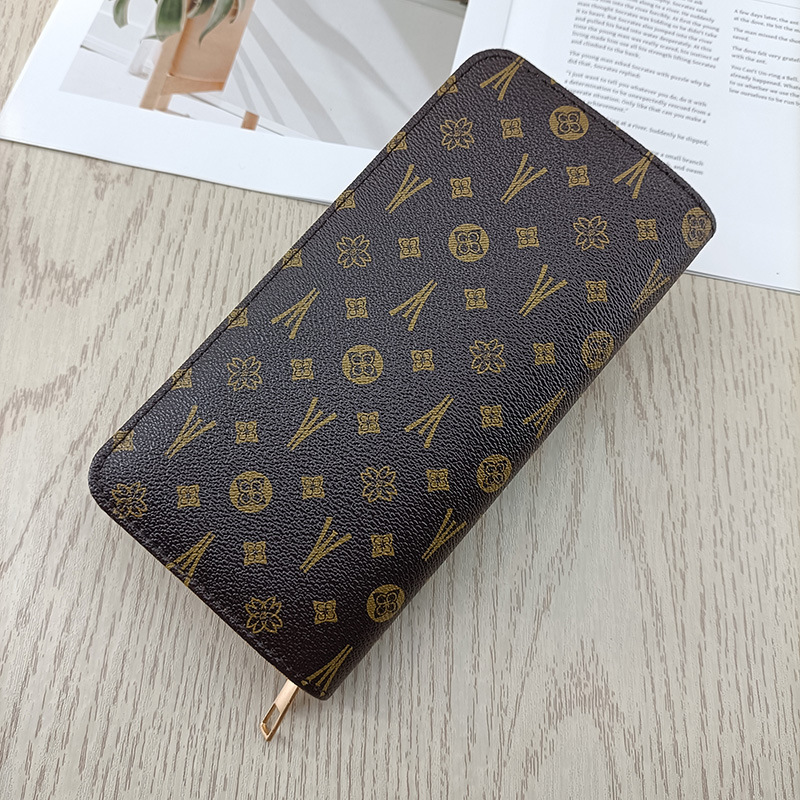 wallet designer woman Long Ladies Wallet - Spacious Capacity Zippered Organizer, Multi Card Slots Premium Clutch Purse Fashion