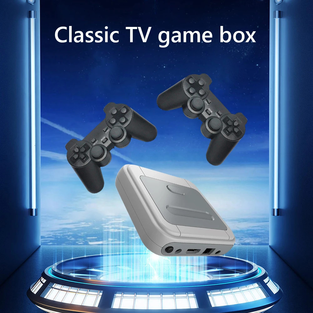 Super Console X Pro Video Game With 65000 Classic Support HDAV LANWiFi Dual Wireless Controllers Up To 4 Players 250703
