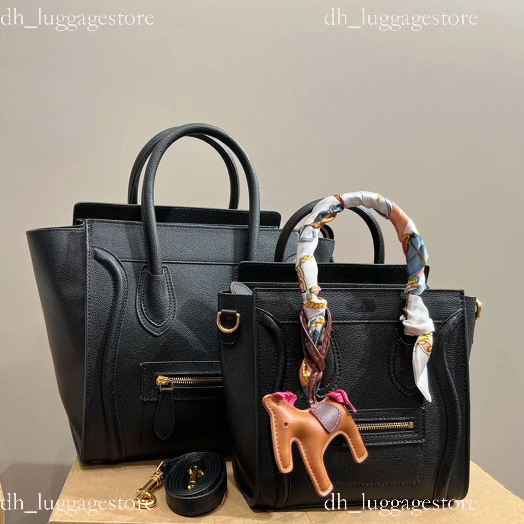 Designer Bag Nano Luggages Drummed Smile Face hermeis birkinibag Handbag Luxury Fashion Tote Leather Casual Crossbody Shoulder Bags Womens Wallet 10A 845