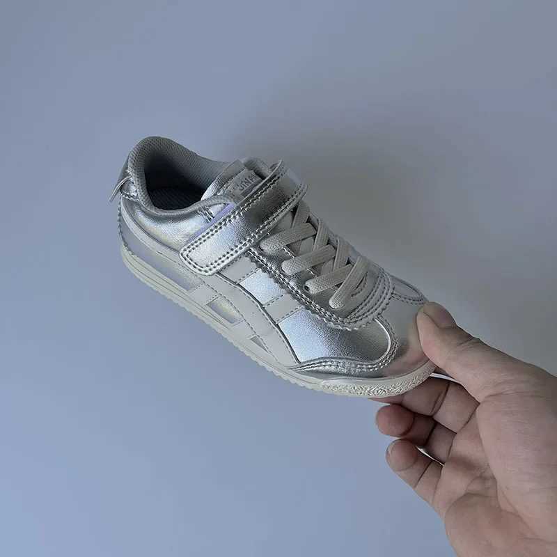 2024 Spring Autumn New Childrens Casual Shoes Boys Training Shoes Soft Bottom Baby Genuine Leather Cute Kids Running XJ250712