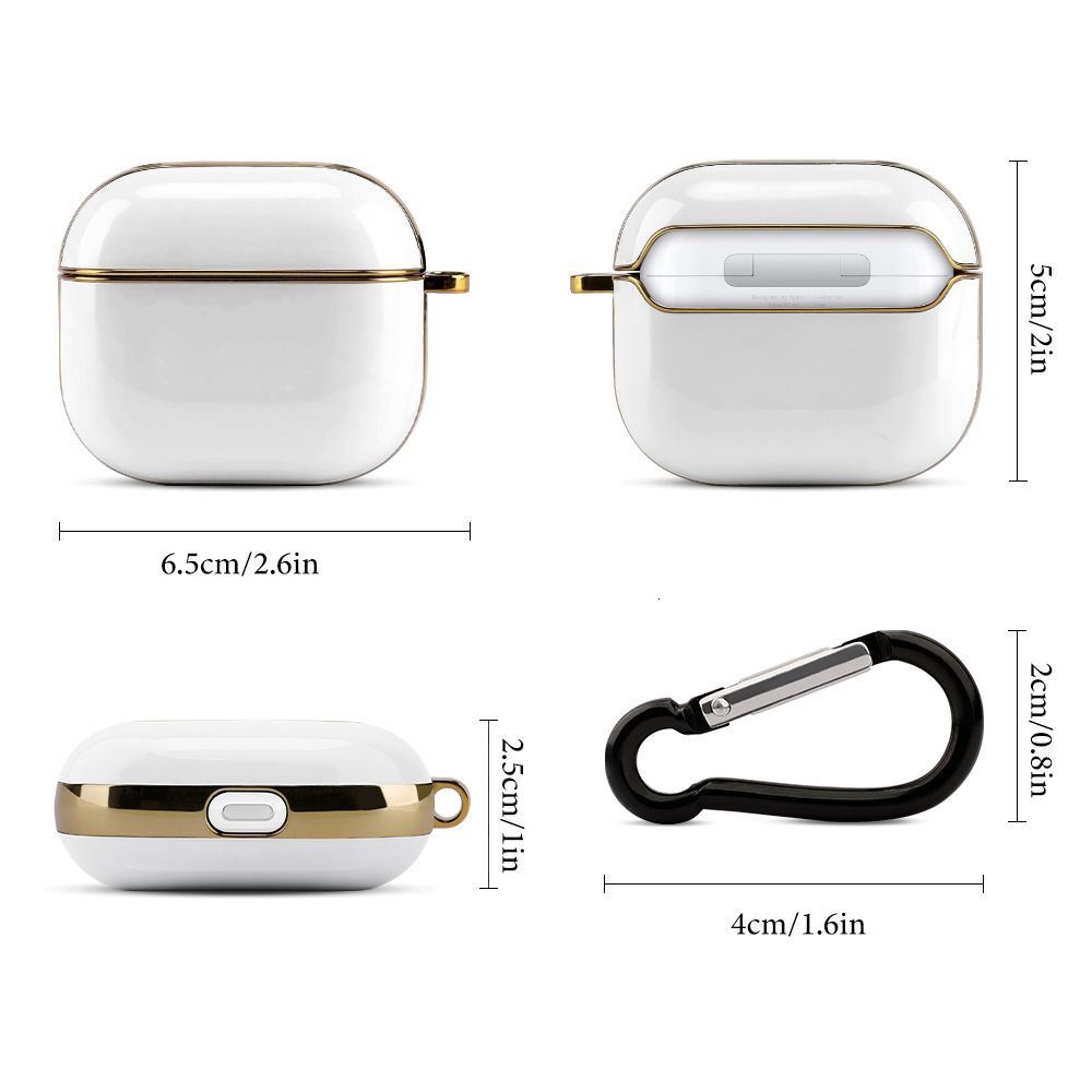 ddmythur Apple Earphone Accessories Headset AirPods 3 Cover Case earphones Pattern shell plaid pattern on an apple airpods airpod case