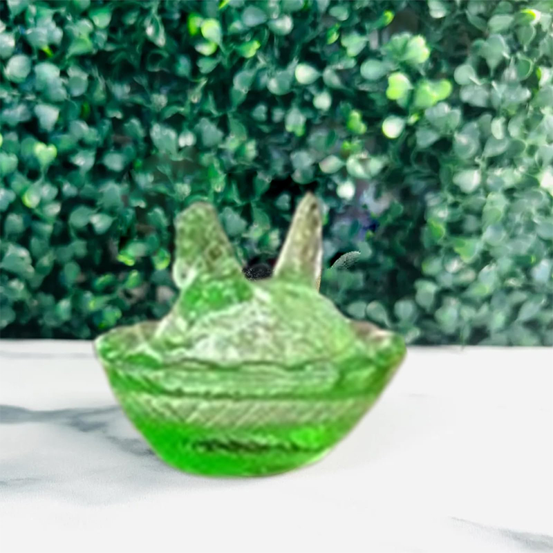 Mini resin Hens On Nests Easter Gifts Chicken Crystal Resin Storage Jar With Lid Chicken Candy Dish Food Container Perfect