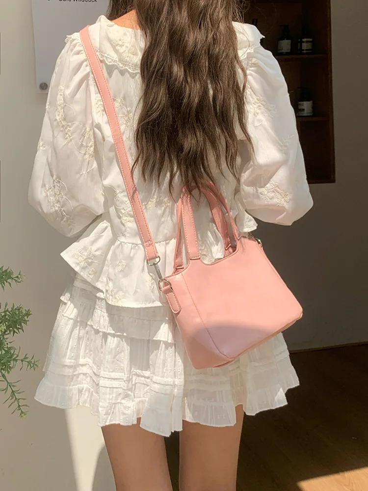 Summer Fresh And Simple Secket Borse Per Donne A Colori Solidi Per Spalle Per S…