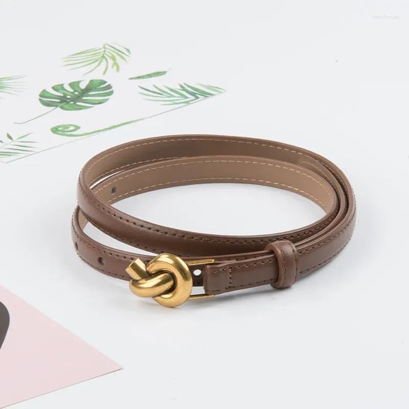 Best Designer Belt Fashion Simple Classic Women's Belt Leather Brand Luxury Belt Knot High quality dress Jeans in 13 colors