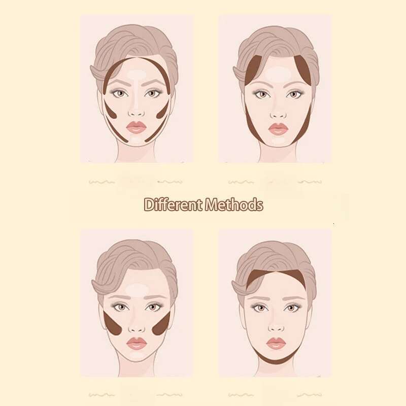 Bronze Contouring Palette Makeup Matte Blush Powder Highlighter Brightening Silkworm Rouge Cream Modify Concealer Cosmetics X250712