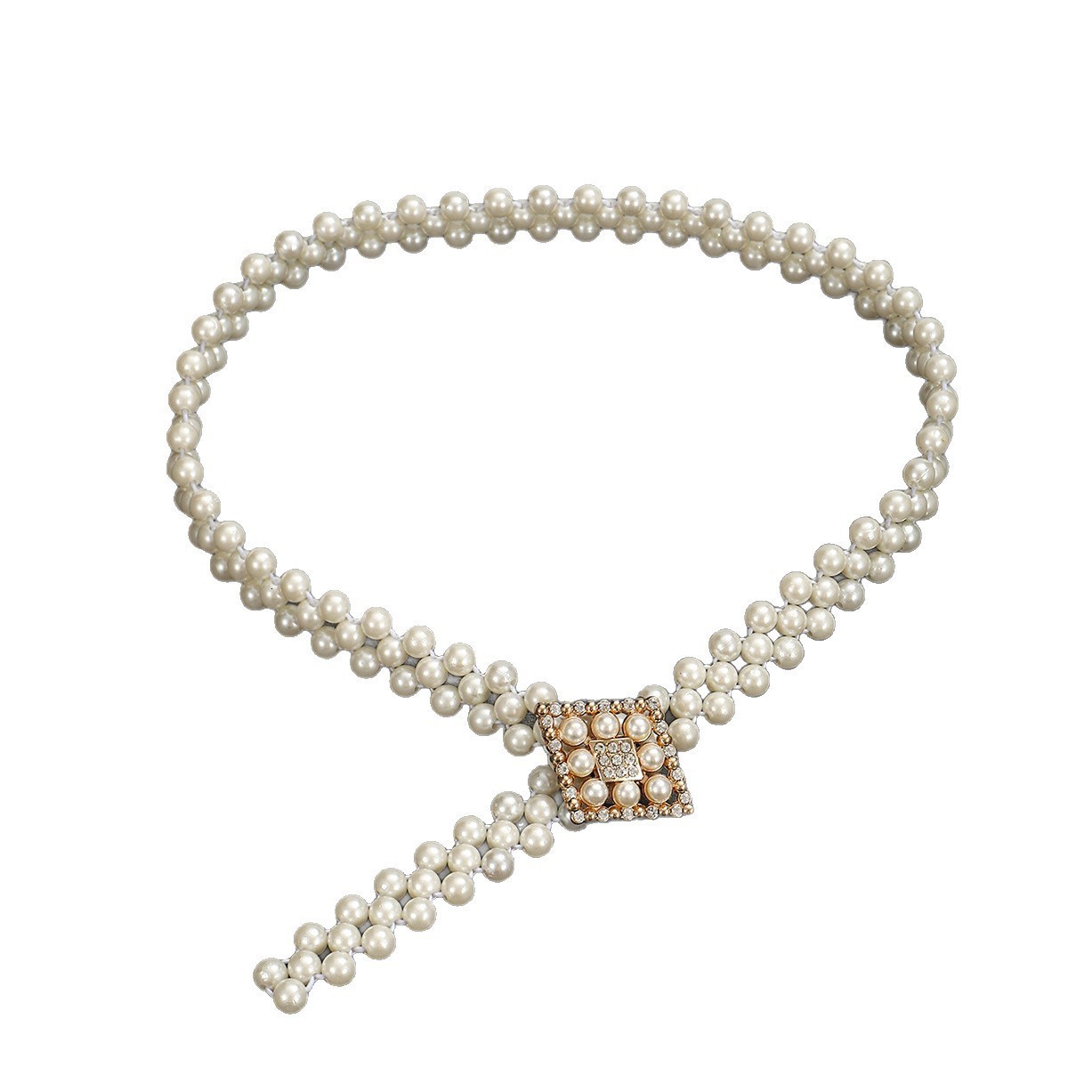 Minimalist Charm Retro Elegant Gold Plated Letter Waist Chain for Women Girls Metal Daily Autumn and Winter Jewelry 250420