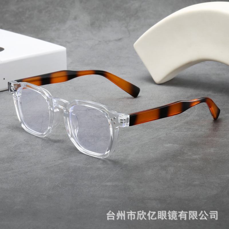 Designer Luxury Glasses 2025 New Retro Polygonal Frame, High-quality Prescription Glasses, European And American Trend Anti-blue Light Frame