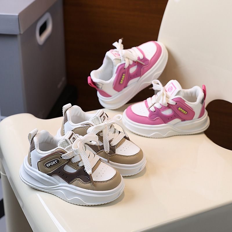 Toddler 2025 Spring Autumn New Kids Sports Shoes for Girls Fashion Soft Sole Anti-slippery Versatile Chic School Boys Running Shoes Sizes US5.5C-US12.