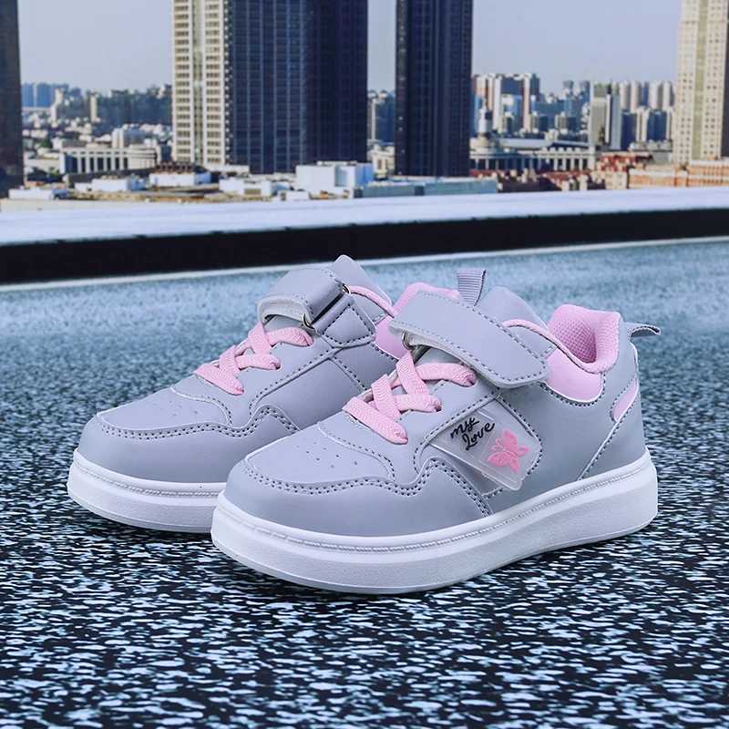 Childrens Butterfly Casual Shoes Girls Fashionable Light Casual Sports Shoes XJ250712