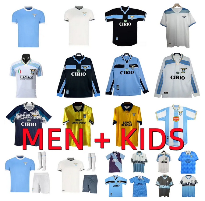 25 26 LaZiO soccer Jerseys maglie 2025 2026 HOME IMMOBILE BERISHA SERGEJ LULIC ZACCAGNI LUIS ALBERTO FOOTBALL GASCOIGNE NEDVED SIMEONE football shirts Men kids kit