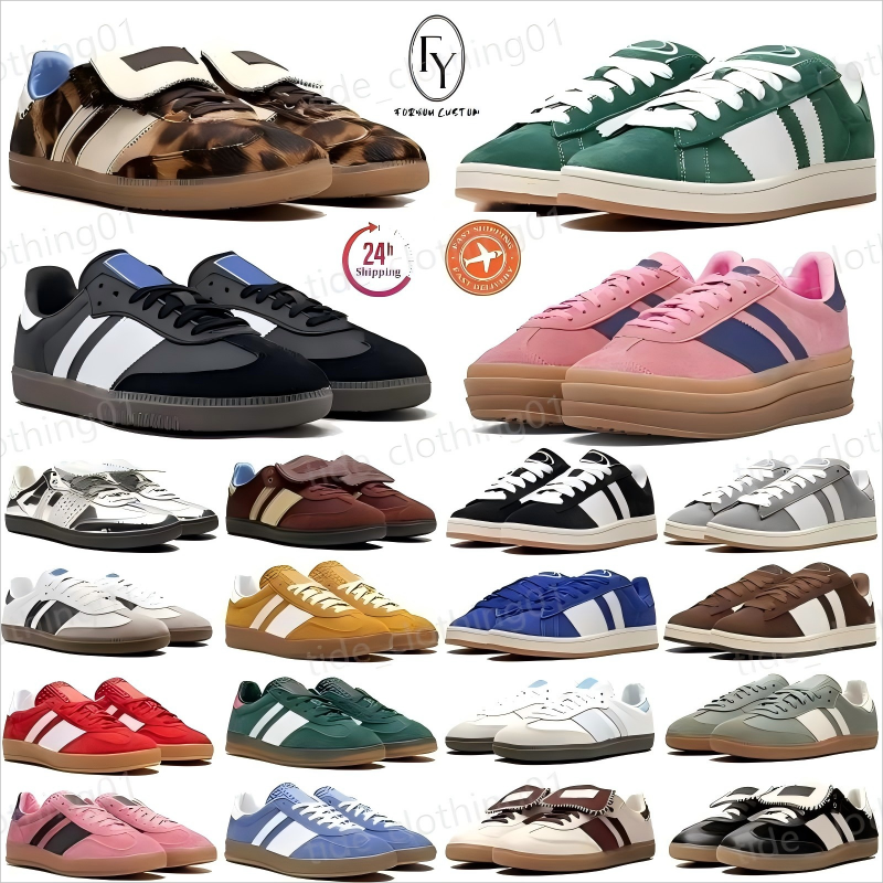 Designer Casual 00s Shoes Campus Thick Sole Sneakers Women Men Tennis Sneaker Leopard Chaussures Size 36-45
