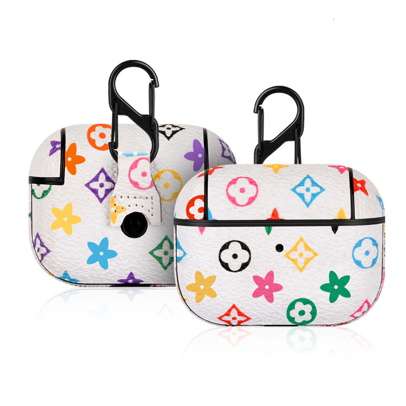 Compatible Apple Bluetooth Earphone Leather Case Pattern Earphone Luffy Brand Protective Case 250712