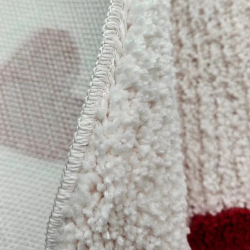 Poker Red Love Carpet Rectangular Card Heart Rug Living Room Bathroom Bedroom Doormat Tufted Soft Plush Floor Mat Pad H260226