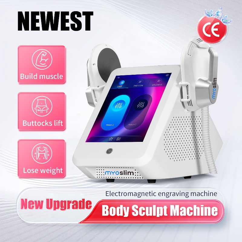 Professional Myosilm EMS Body Sculpting Machine 15Tesla 6500W 200HZ Nova Abdominal Muscle Building Slimming Machine