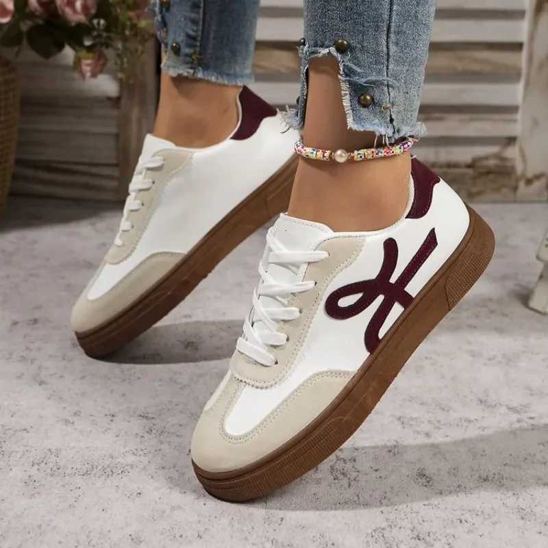 2025 Womens Shoes Summer Thick Sole Brown Spring Autumn Breathable Platform Tennis Shoes for Women Trend Round Toe Female Casual Sneakers XJ250712
