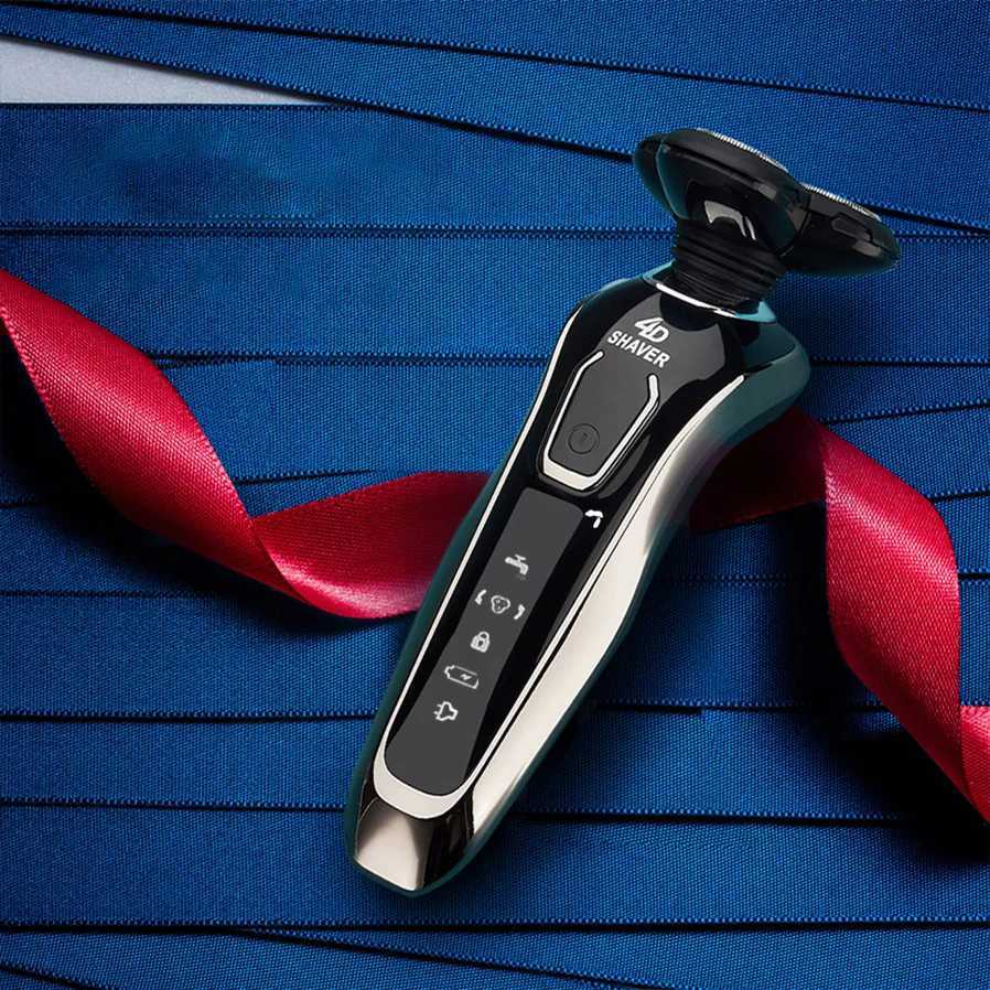 Professional mens electric shaver with smooth and comfortable shaving time suitable for facial trimming and cleaning. G250712