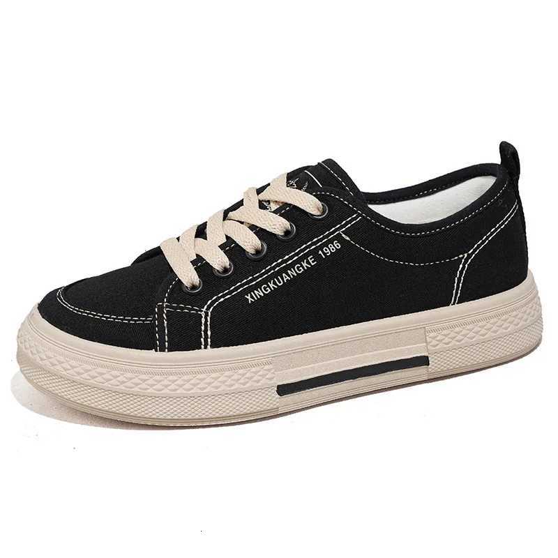 New Fi Sneakers Women Canvas Shoes Low Cut Lace-up Womens Shoes Flats Ladies Casual Shoes Womens Shoes Student SportsXJ250712