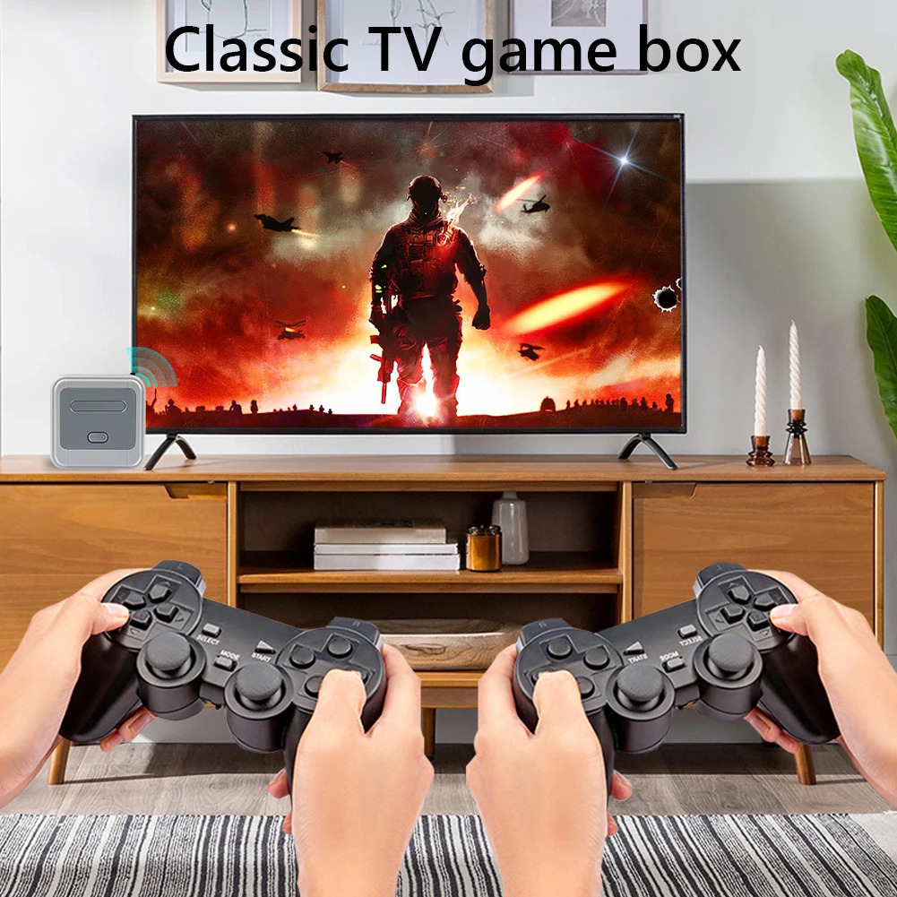 Super Console X Pro Video Game With 65000 Classic Support HDAV LANWiFi Dual Wireless Controllers Up To 4 Players 250703