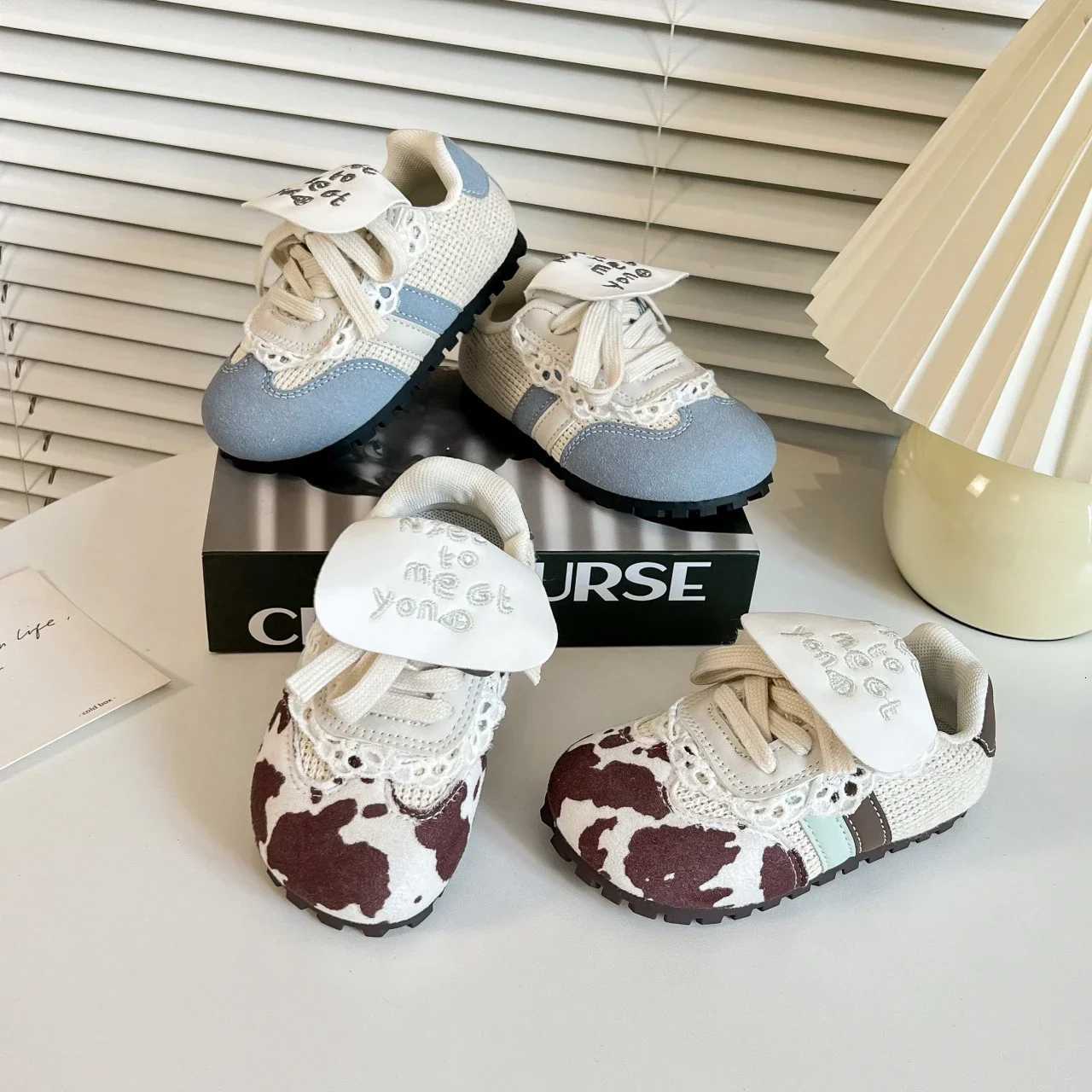 Kids Sports Shoes Round Toes Candy Color 2025 Spring Autumn Girls Casual Shoes Non-slip Soft Sole Children Flats Mesh Breathable XJ250712