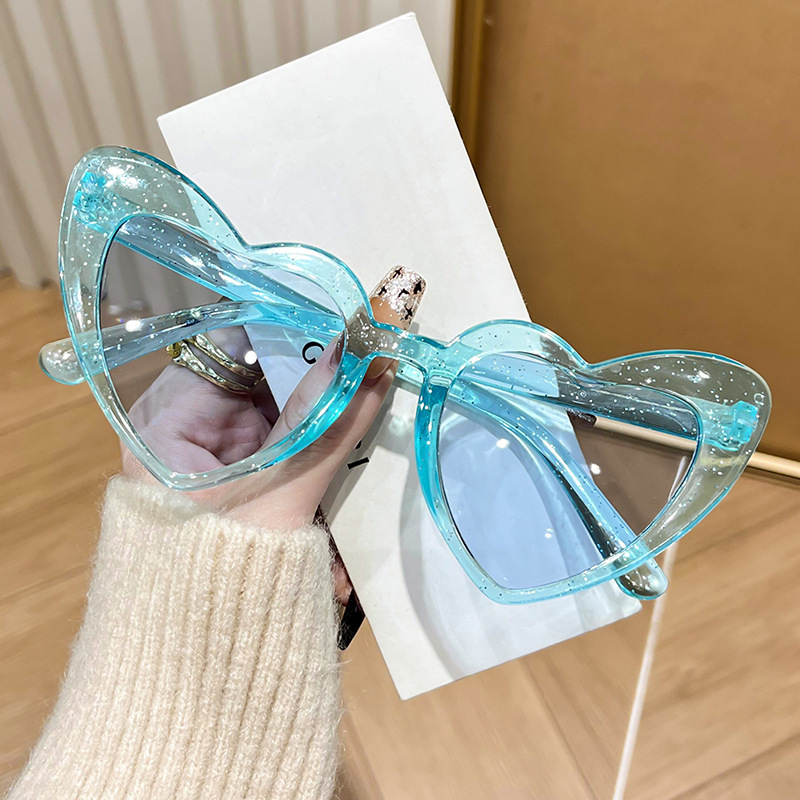 Designer Luxury Glasses, Heart-shaped Sunglasses, Heart-shaped Birthday Photos, Funny, Unconventional And Fashionable Sunglasses