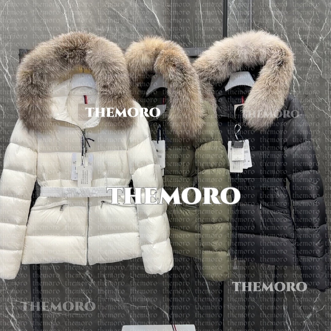 Womans coat designer women jacket winter boed short down jackets fur coats real raccoon hair collar Puffer jacket women parkas with belt lady cotton coat outerwear cf